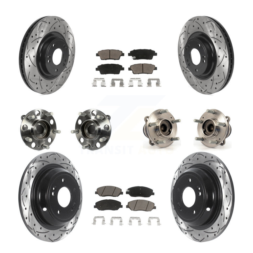 Transit Auto KBB-119900 Wheel Bearing and Hub Assembly for 2012 Hyundai Genesis - Front and Rear product image