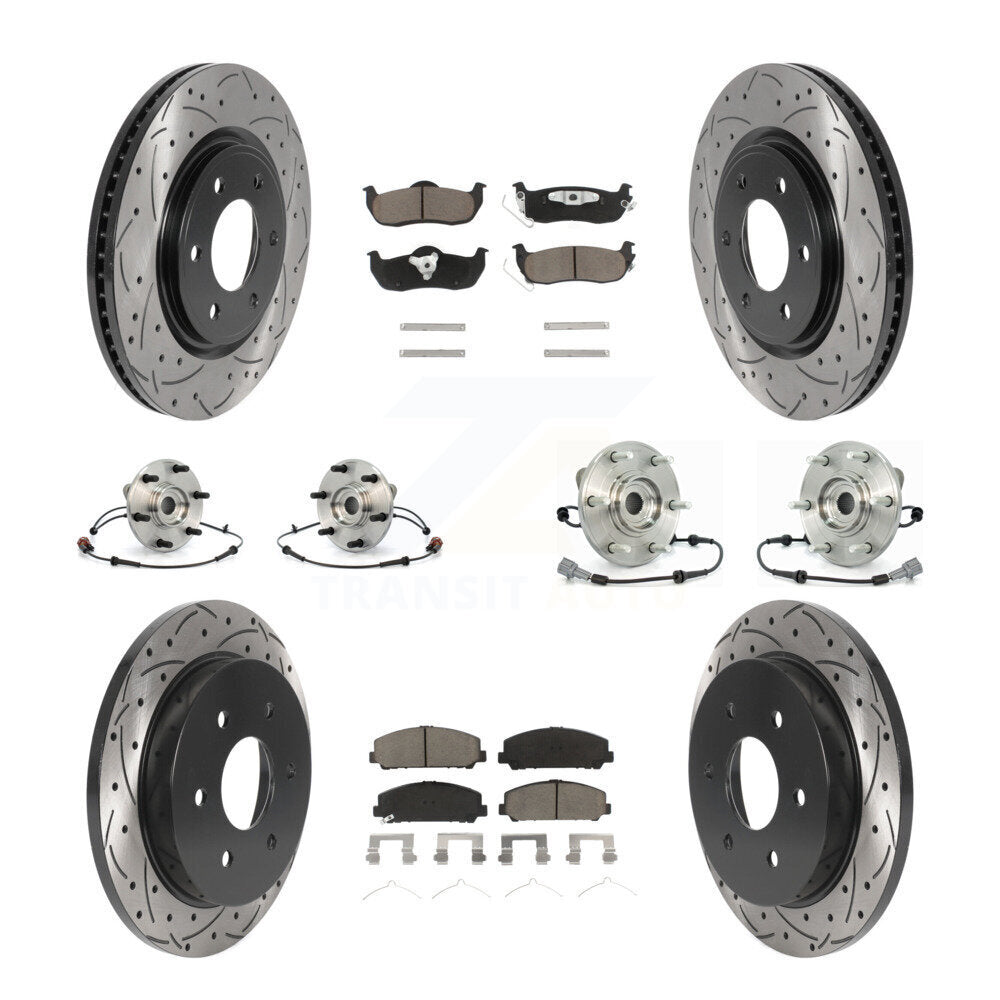 Transit Auto KBB-119901 Wheel Bearing and Hub Assembly for 2008-2012 Nissan Armada, INFINITI QX56 - Front and Rear product image