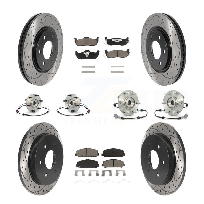 Transit Auto KBB-119901 Wheel Bearing and Hub Assembly for 2008-2012 Nissan Armada, INFINITI QX56 - Front and Rear product image