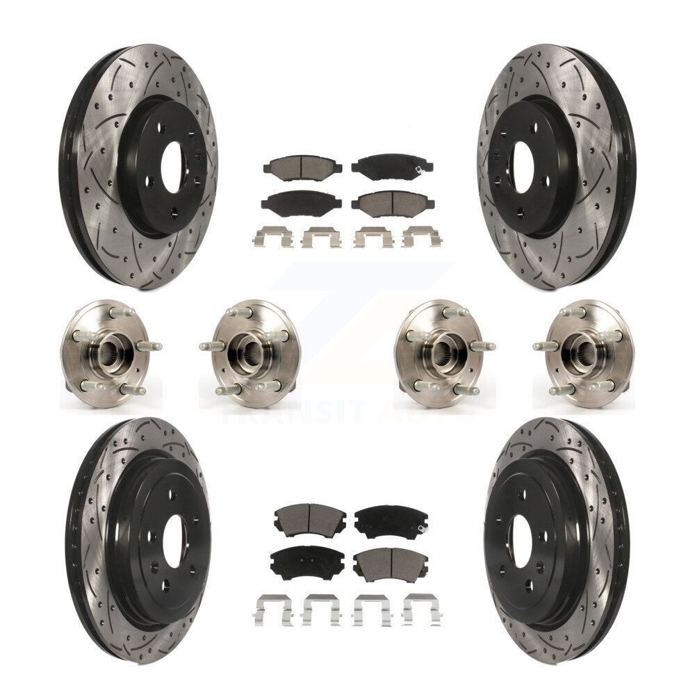 Transit Auto KBB-119905 Wheel Bearing and Hub Assembly for 2010-2015 Chevrolet Camaro - Front and Rear product image