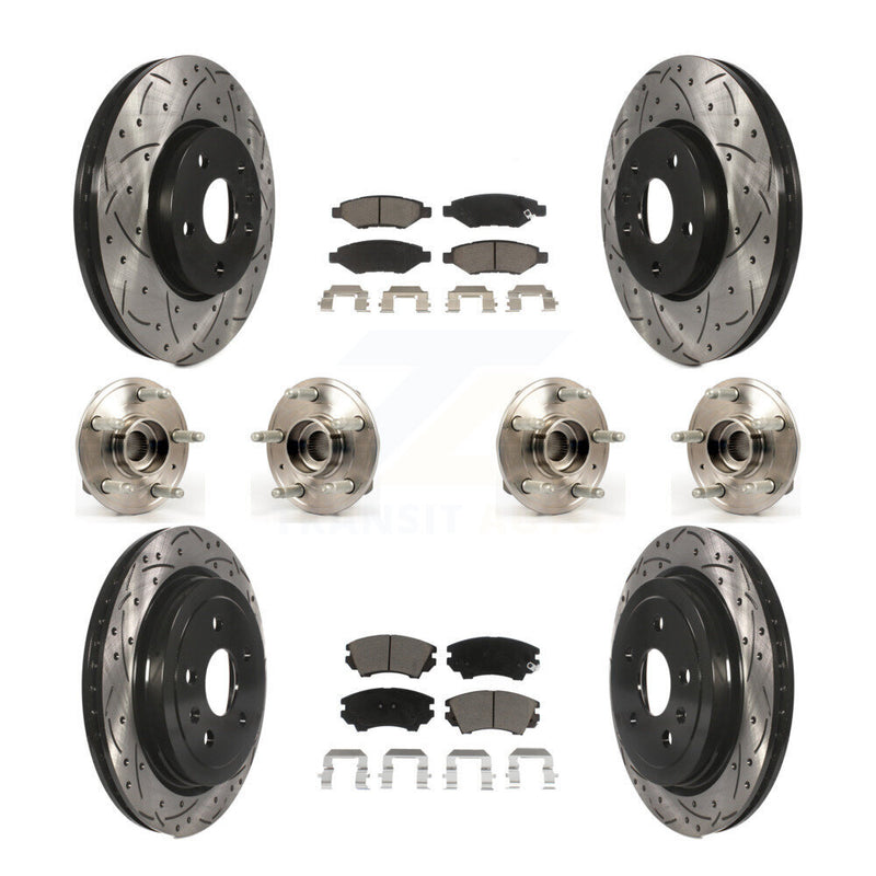 Transit Auto KBB-119905 Wheel Bearing and Hub Assembly for 2010-2015 Chevrolet Camaro - Front and Rear product image