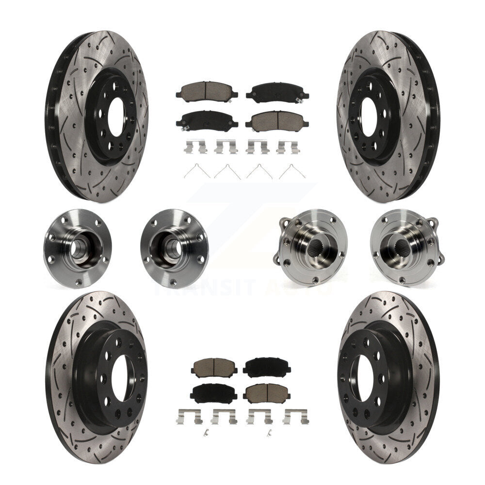 Transit Auto KBB-119907 Wheel Bearing and Hub Assembly for 2013-2016 Dodge Dart - Front and Rear product image