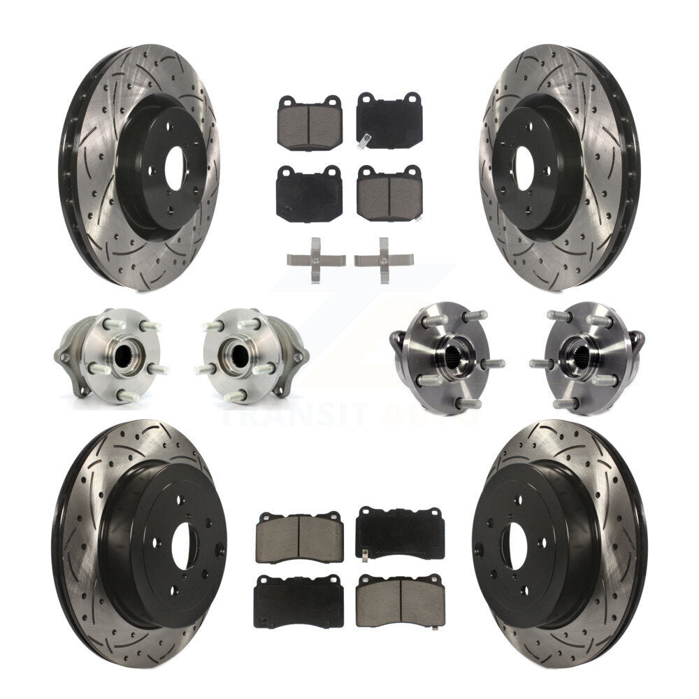 Transit Auto KBB-119908 Wheel Bearing and Hub Assembly for 2012-2014 Subaru Impreza, Subaru WRX STI - Front and Rear product image