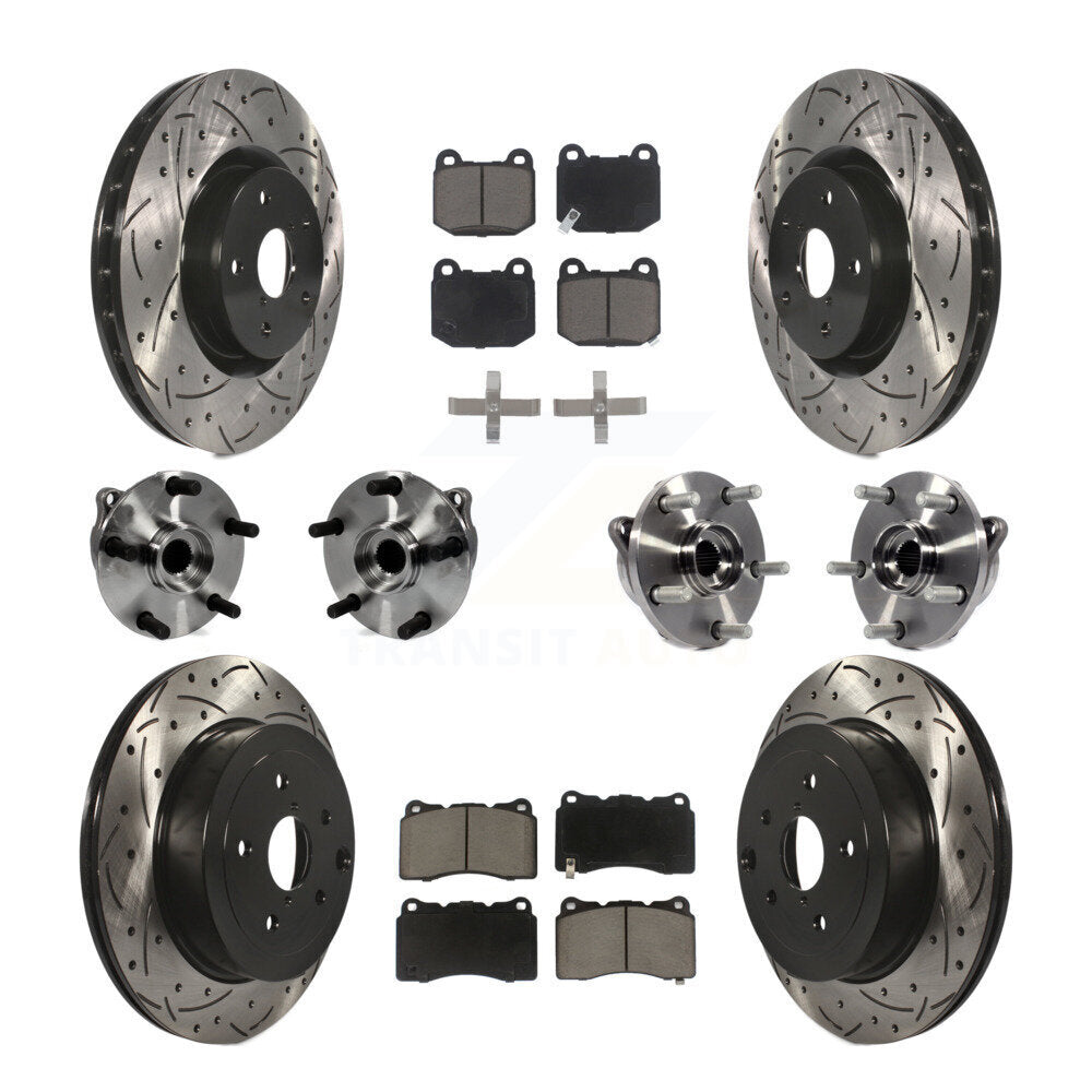 Transit Auto KBB-119913 Wheel Bearing and Hub Assembly for 2008-2017 Subaru WRX STI, Subaru Impreza - Front and Rear product image