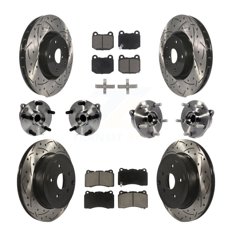 Transit Auto KBB-119913 Wheel Bearing and Hub Assembly for 2008-2017 Subaru WRX STI, Subaru Impreza - Front and Rear product image