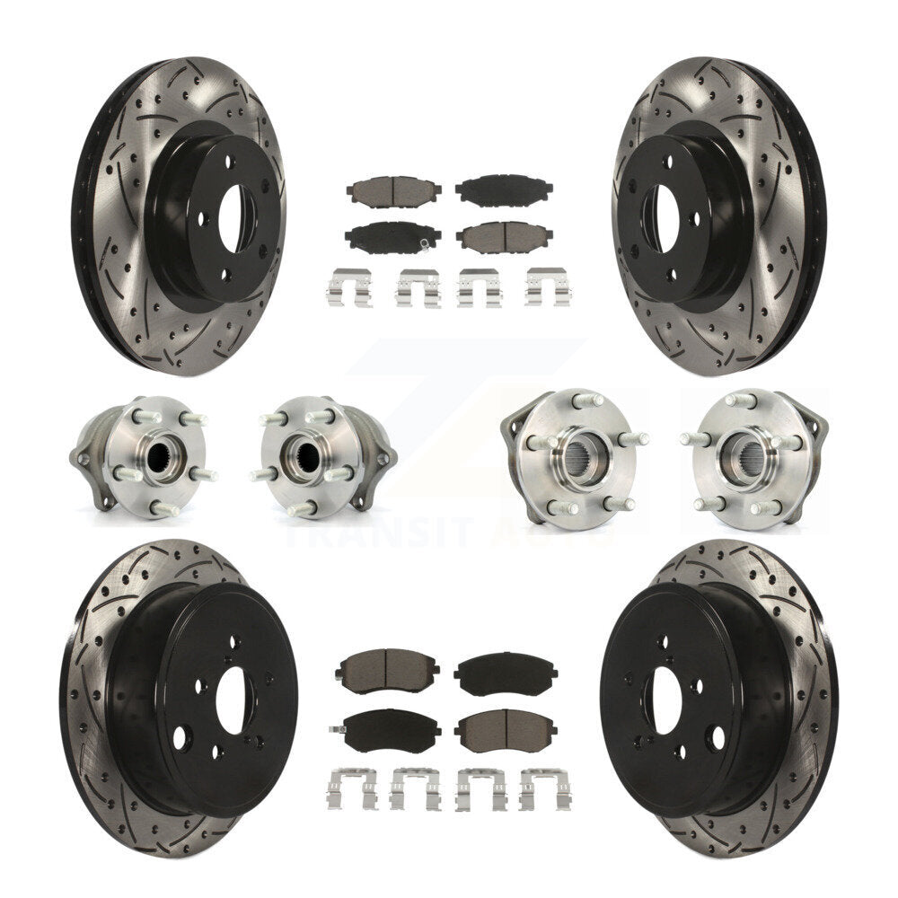 Transit Auto KBB-119920 Wheel Bearing and Hub Assembly for 2008-2010 Subaru Impreza - Front and Rear product image