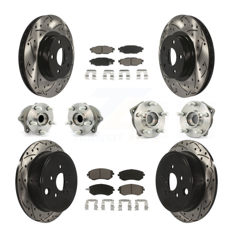Transit Auto KBB-119920 Wheel Bearing and Hub Assembly for 2008-2010 Subaru Impreza - Front and Rear product image