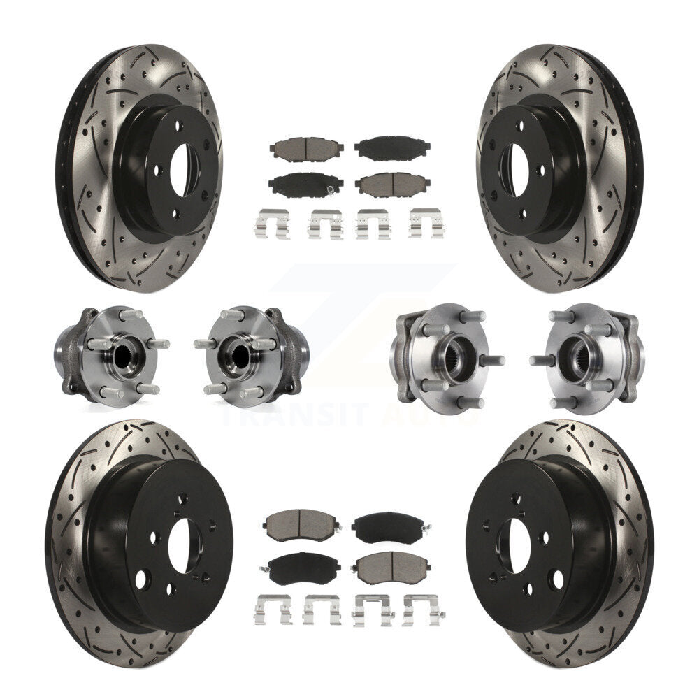 Transit Auto KBB-119923 Wheel Bearing and Hub Assembly for 2014-2016 Subaru Impreza - Front and Rear product image