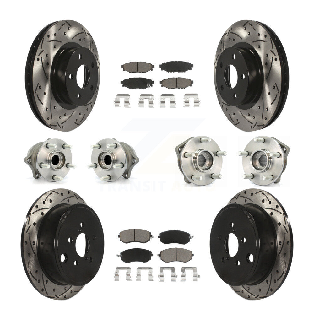 Transit Auto KBB-119924 Wheel Bearing and Hub Assembly for 2011 Subaru Impreza - Front and Rear product image