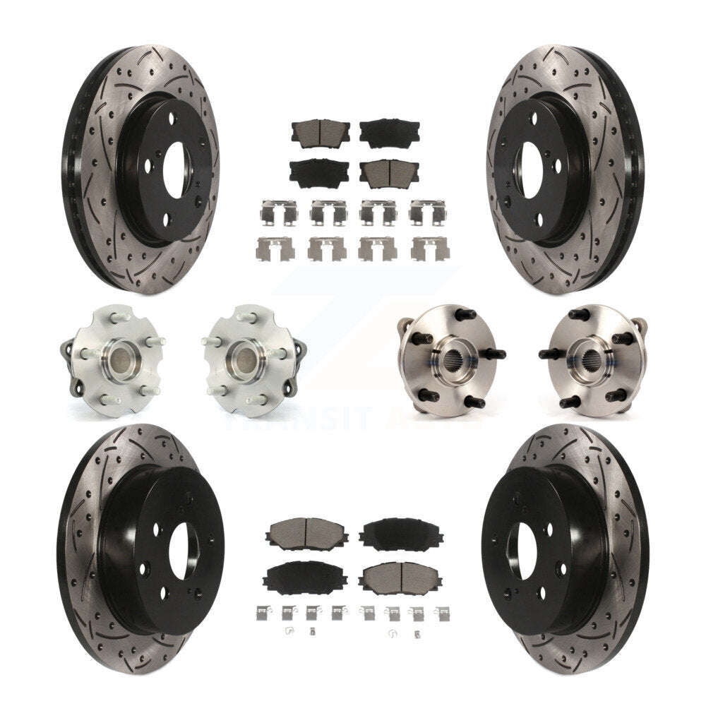 Transit Auto KBB-119925 Wheel Bearing and Hub Assembly for 2006-2012 Lexus HS250h, Toyota RAV4 - Front and Rear product image