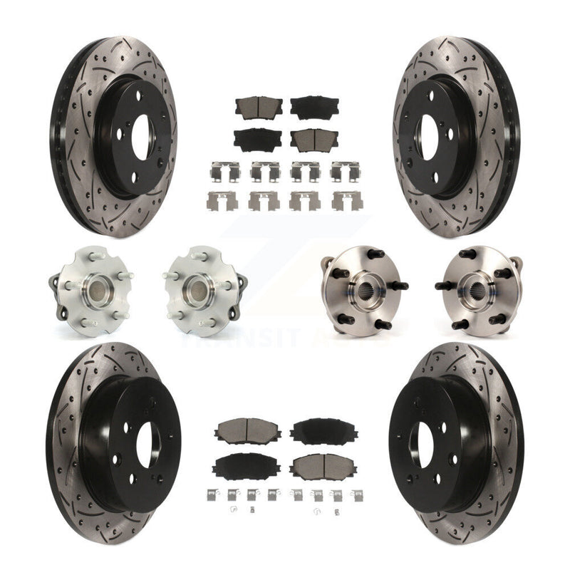Transit Auto KBB-119925 Wheel Bearing and Hub Assembly for 2006-2012 Lexus HS250h, Toyota RAV4 - Front and Rear product image