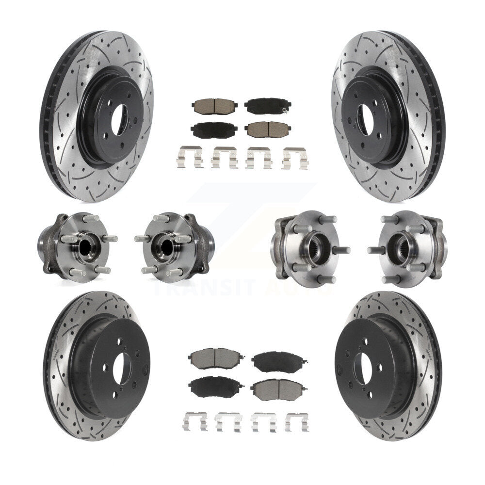 Transit Auto KBB-119936 Wheel Bearing and Hub Assembly for 2014-2018 Subaru Forester - Front and Rear product image