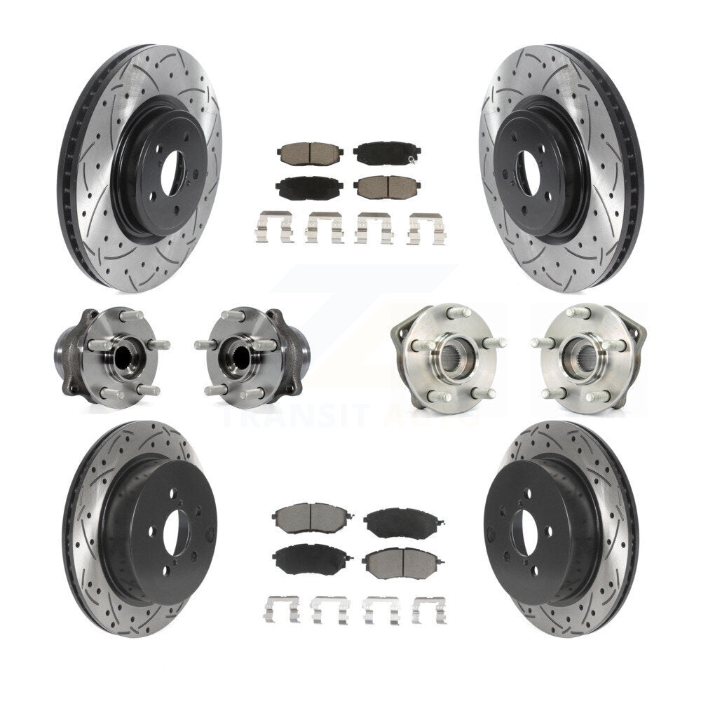 Transit Auto KBB-119940 Wheel Bearing and Hub Assembly for 2014 Subaru Forester - Front and Rear product image