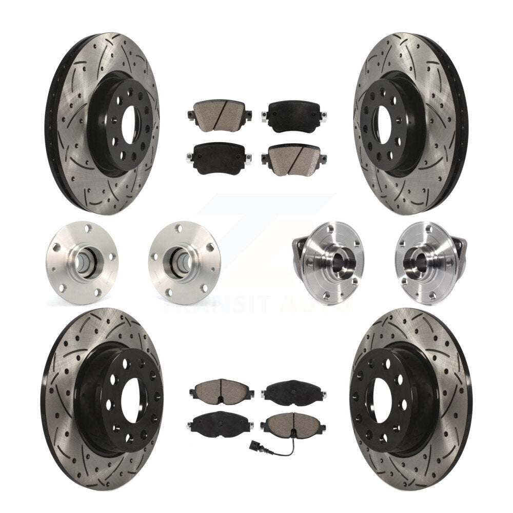 Transit Auto KBB-119952 Wheel Bearing and Hub Assembly for 2015-2018 Volkswagen GTI - Front and Rear product image