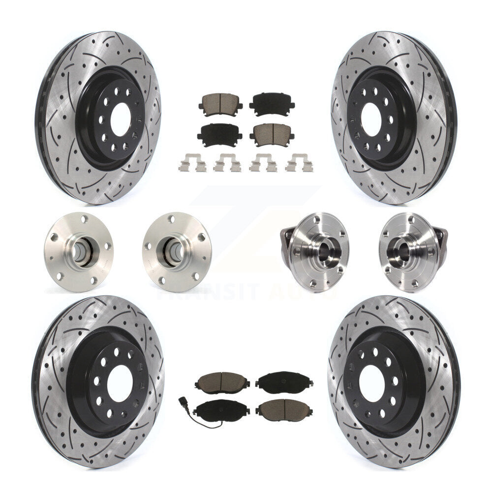 Transit Auto KBB-119953 Wheel Bearing and Hub Assembly for 2018-2021 Volkswagen GTI - Front and Rear product image