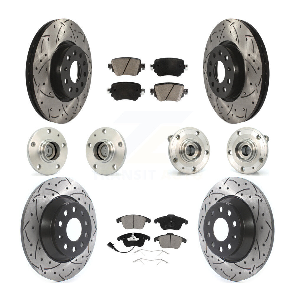 Transit Auto KBB-119957 Wheel Bearing and Hub Assembly for 2016-2018 Audi Q3 - Front and Rear product image