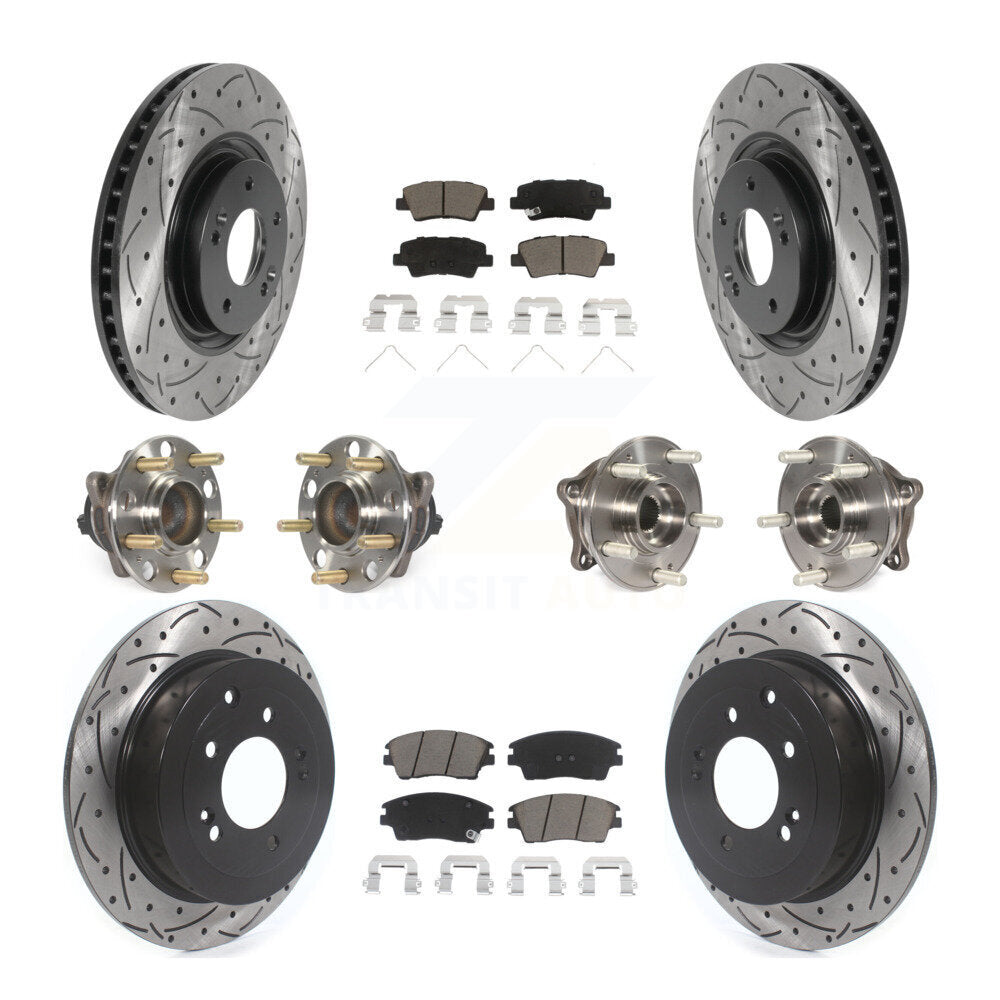 Transit Auto KBB-119964 Wheel Bearing and Hub Assembly for 2017-2022 Kia Sportage - Front and Rear product image