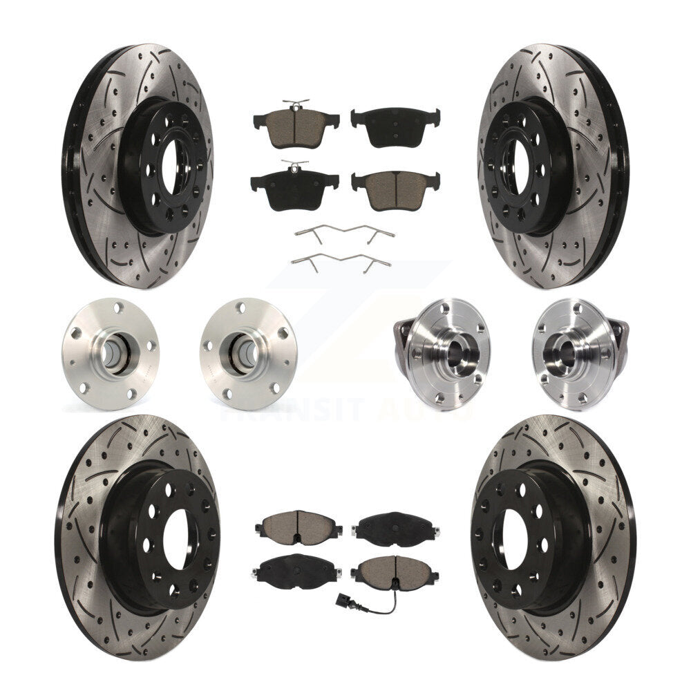 Transit Auto KBB-119989 Wheel Bearing and Hub Assembly for 2016 Audi A3 - Front and Rear product image