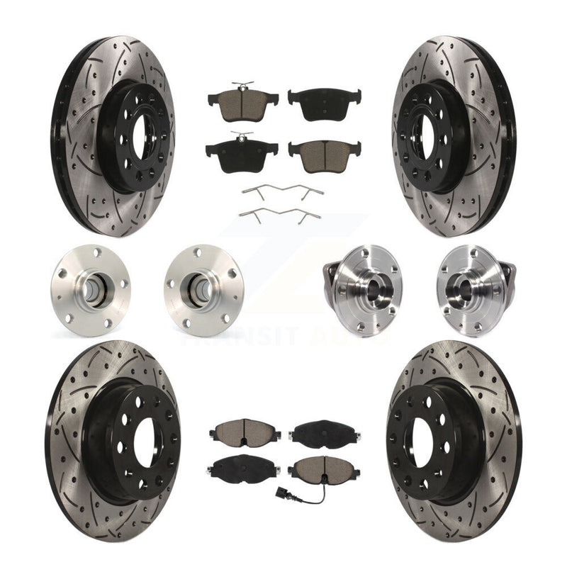 Transit Auto KBB-119989 Wheel Bearing and Hub Assembly for 2016 Audi A3 - Front and Rear product image