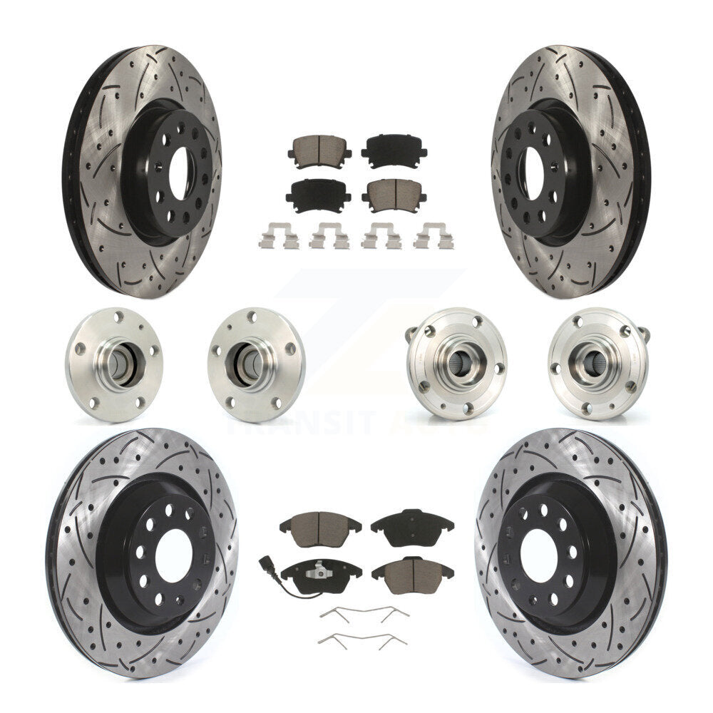 Transit Auto KBB-119999 Wheel Bearing and Hub Assembly for 2009-2010 Volkswagen Passat CC - Front and Rear product image