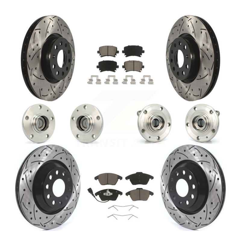 Transit Auto KBB-119999 Wheel Bearing and Hub Assembly for 2009-2010 Volkswagen Passat CC - Front and Rear product image