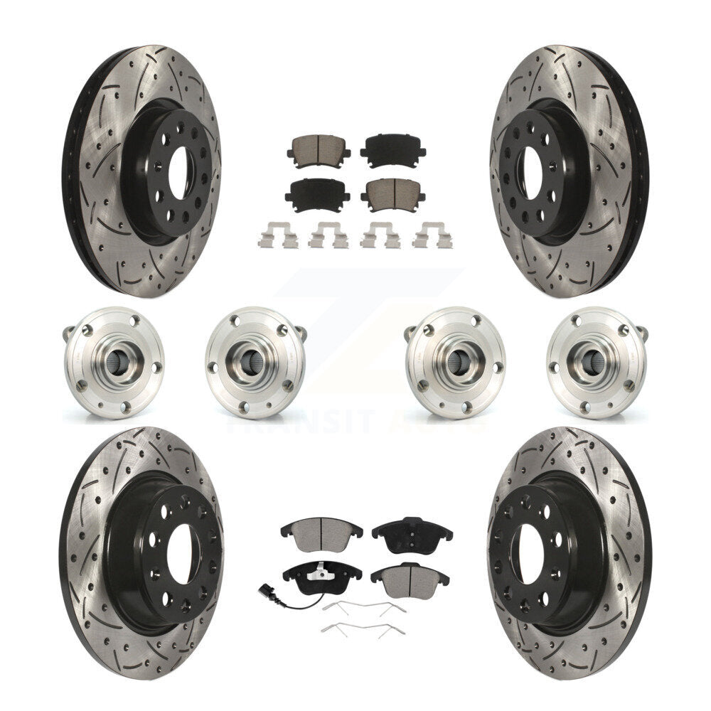 Transit Auto KBB-120002 Wheel Bearing and Hub Assembly for 2009-2018 Volkswagen Tiguan Limited, Audi Q3 Quattro, Volkswagen Tiguan - Front and Rear product image
