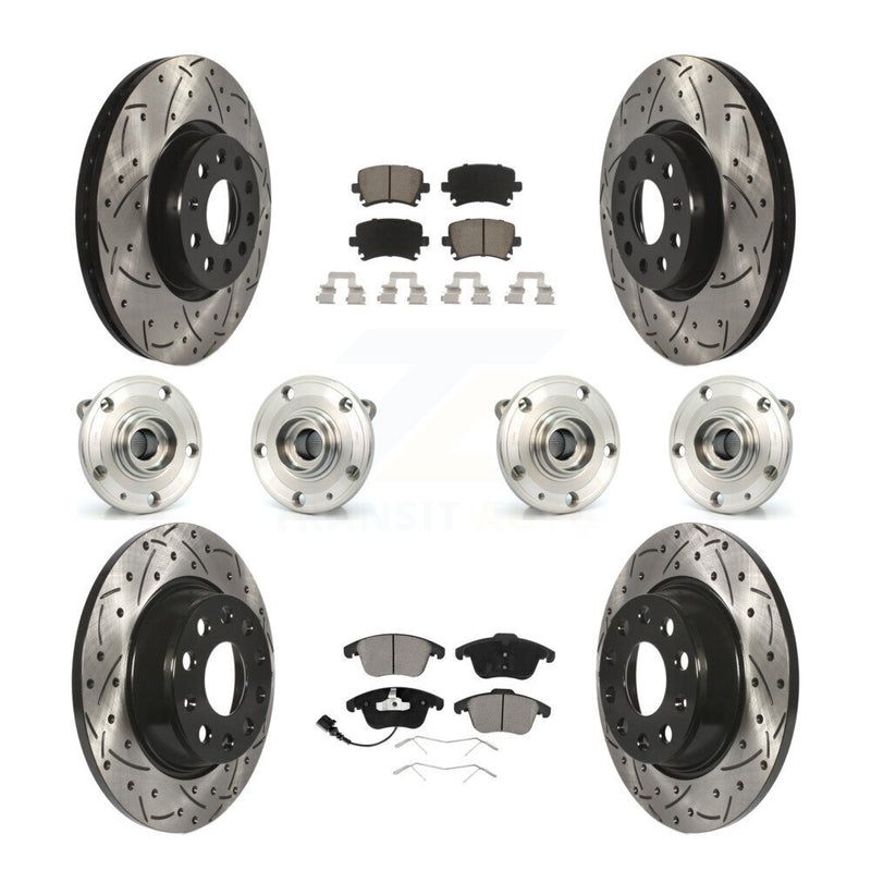 Transit Auto KBB-120002 Wheel Bearing and Hub Assembly for 2009-2018 Volkswagen Tiguan Limited, Audi Q3 Quattro, Volkswagen Tiguan - Front and Rear product image