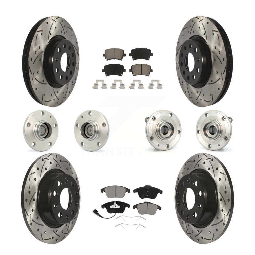 Transit Auto KBB-120003 Wheel Bearing and Hub Assembly for 2009-2018 Volkswagen Tiguan Limited, Audi Q3, Volkswagen Tiguan - Front and Rear product image