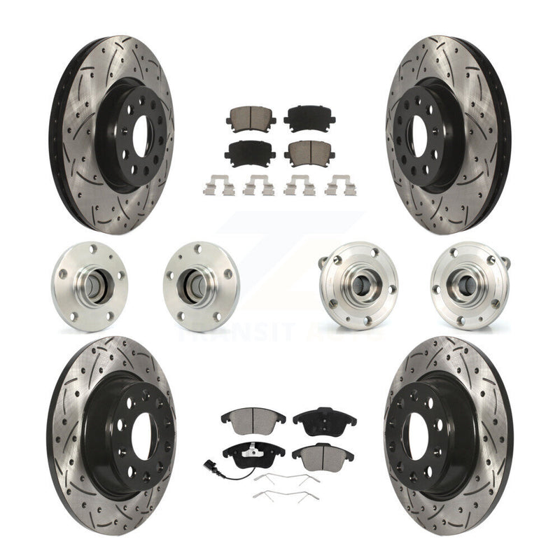 Transit Auto KBB-120003 Wheel Bearing and Hub Assembly for 2009-2018 Volkswagen Tiguan Limited, Audi Q3, Volkswagen Tiguan - Front and Rear product image