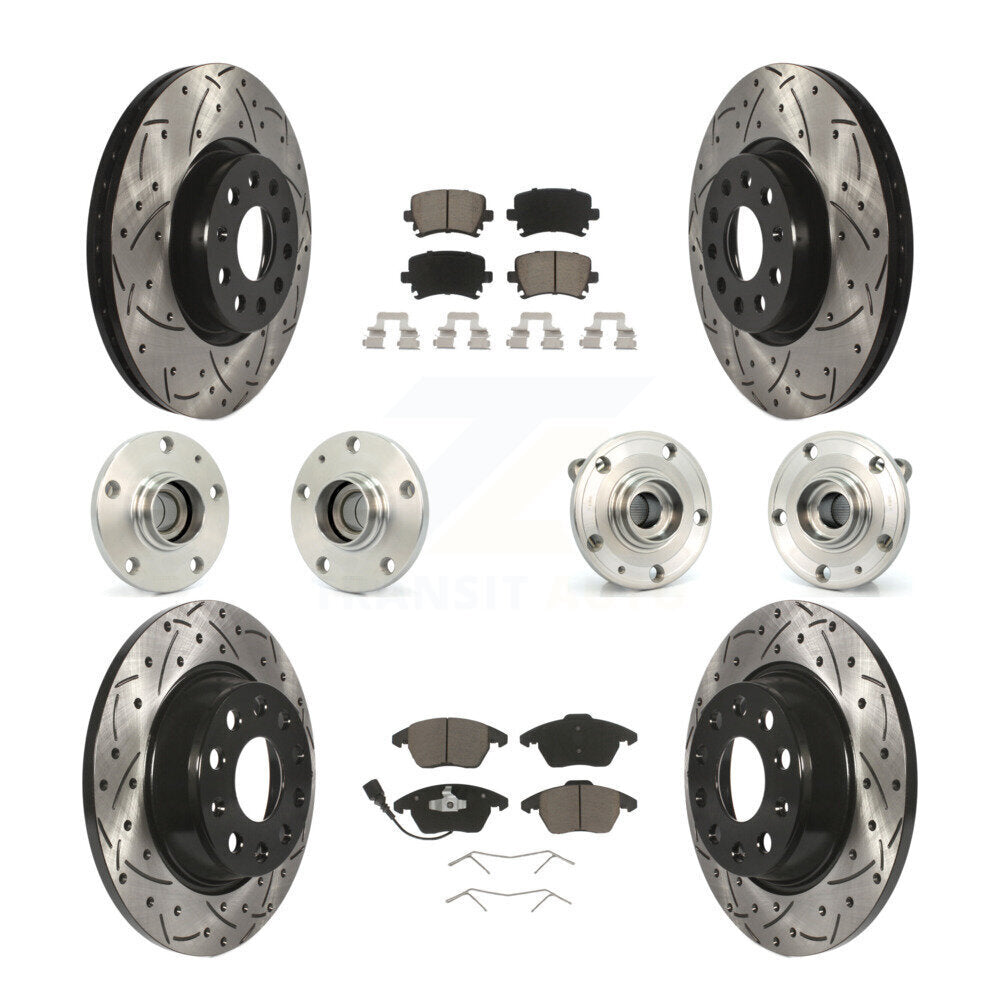 Transit Auto KBB-120004 Wheel Bearing and Hub Assembly for 2009-2017 Volkswagen CC, Volkswagen Passat - Front and Rear product image