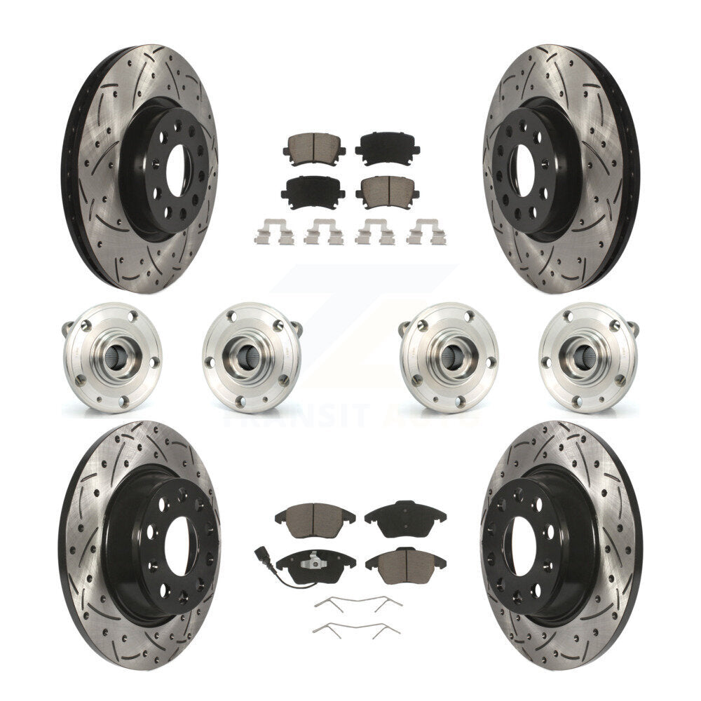 Transit Auto KBB-120005 Wheel Bearing and Hub Assembly for 2008-2017 Volkswagen CC, Volkswagen Passat, Audi A3 Quattro - Front and Rear product image
