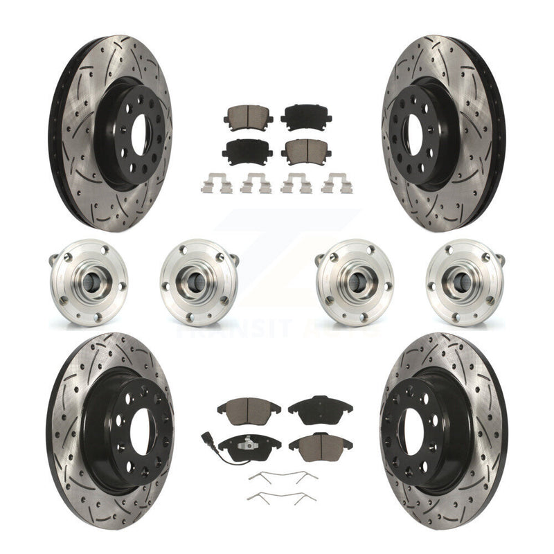 Transit Auto KBB-120005 Wheel Bearing and Hub Assembly for 2008-2017 Volkswagen CC, Volkswagen Passat, Audi A3 Quattro - Front and Rear product image