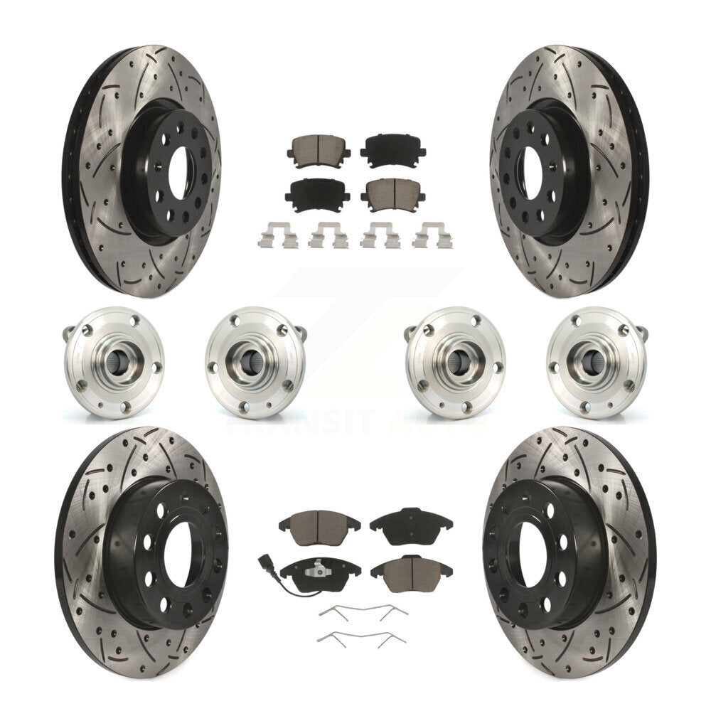 Transit Auto KBB-120009 Wheel Bearing and Hub Assembly for 2008 Audi A3 Quattro - Front and Rear product image