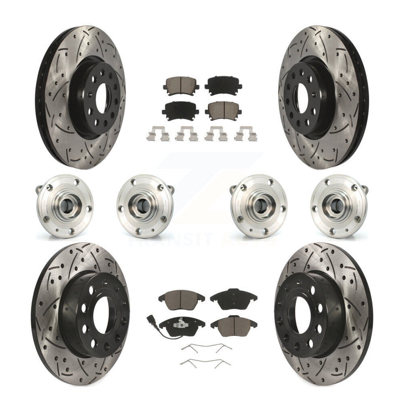 Transit Auto KBB-120009 Wheel Bearing and Hub Assembly for 2008 Audi A3 Quattro - Front and Rear product image