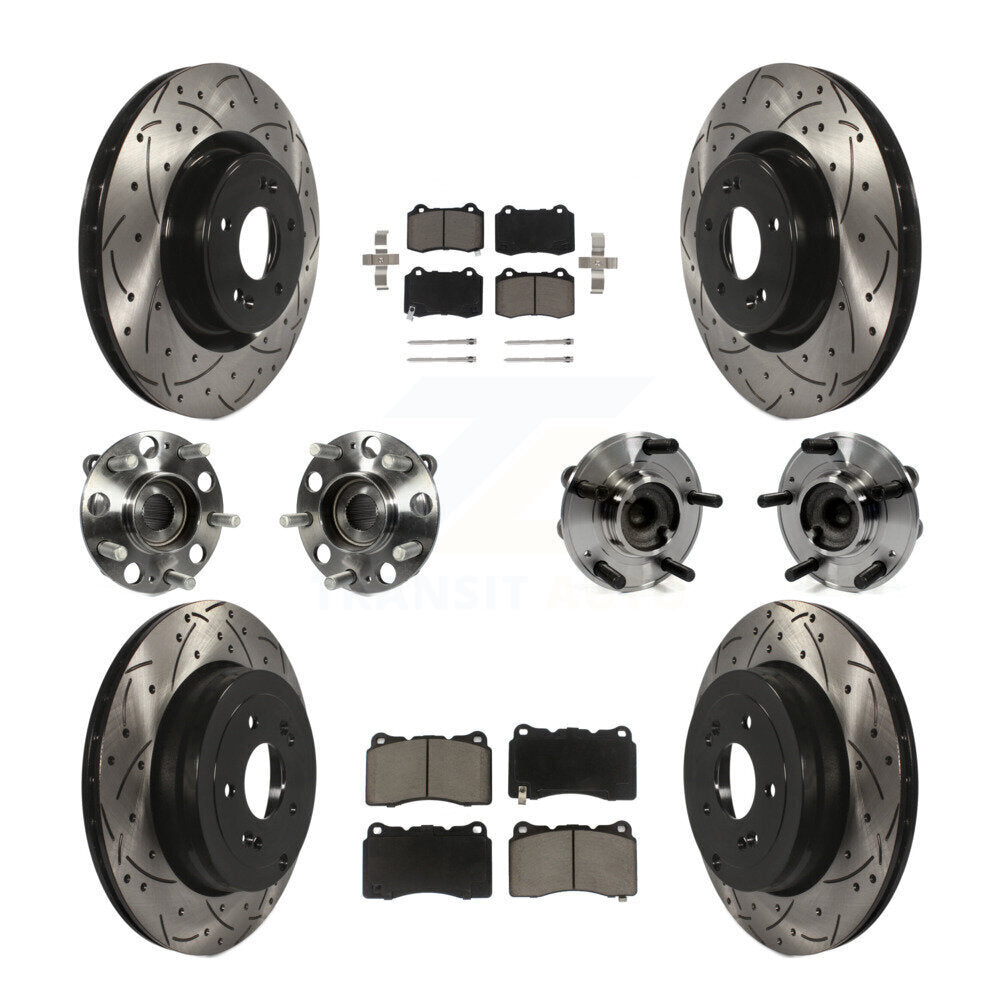 Transit Auto KBB-120017 Wheel Bearing and Hub Assembly for 2010-2016 Hyundai Genesis Coupe - Front and Rear product image