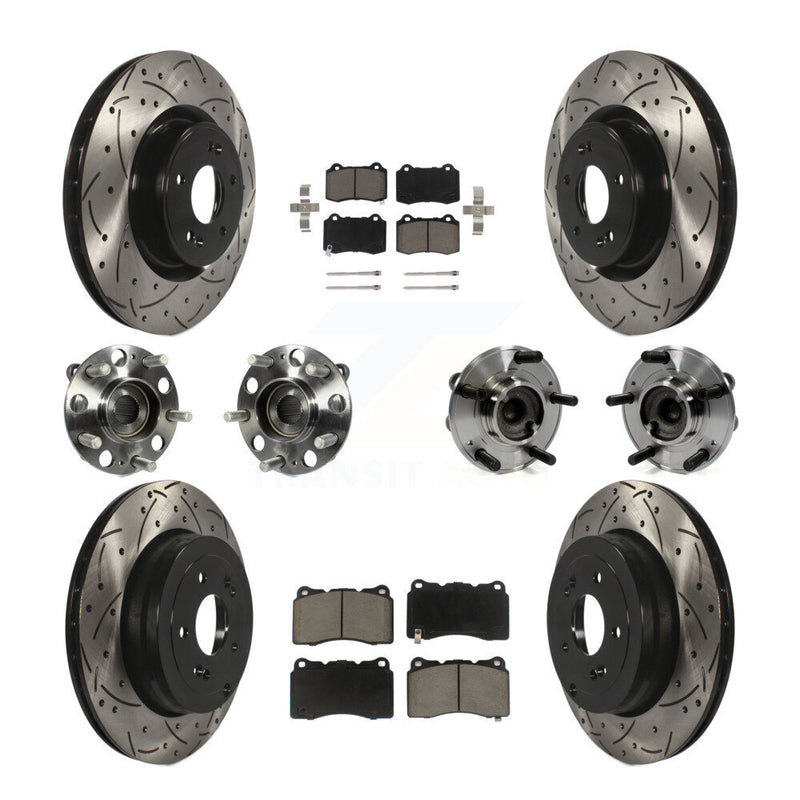 Transit Auto KBB-120017 Wheel Bearing and Hub Assembly for 2010-2016 Hyundai Genesis Coupe - Front and Rear product image