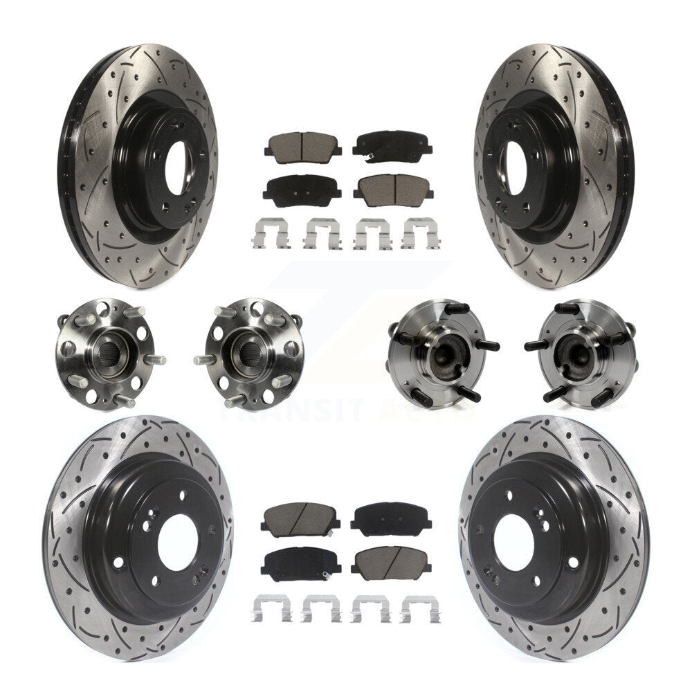 Transit Auto KBB-120018 Wheel Bearing and Hub Assembly for 2010-2016 Hyundai Genesis Coupe - Front and Rear product image