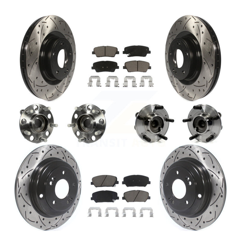 Transit Auto KBB-120018 Wheel Bearing and Hub Assembly for 2010-2016 Hyundai Genesis Coupe - Front and Rear product image