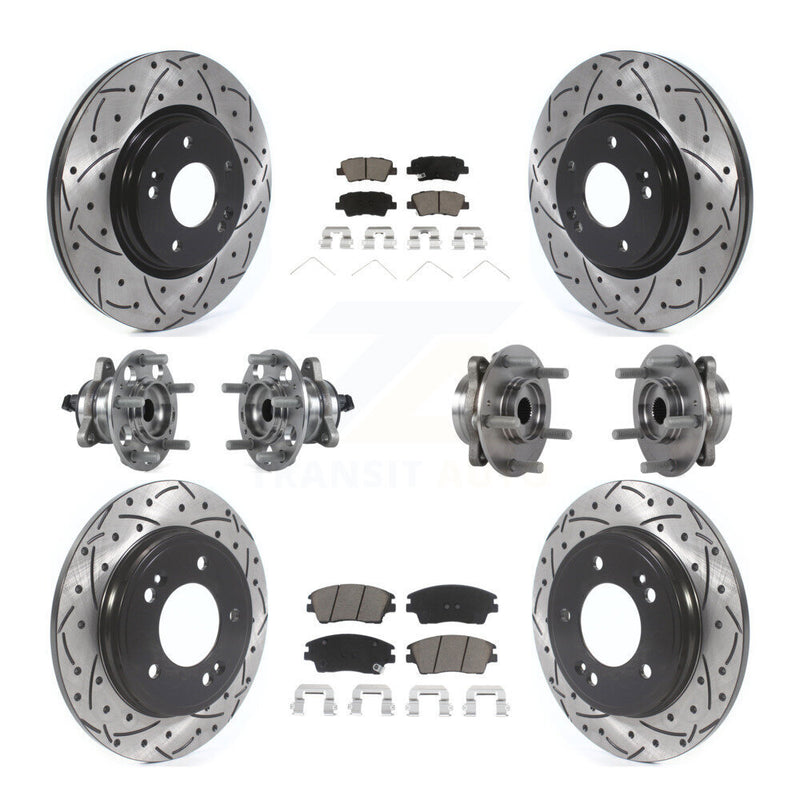 Transit Auto KBB-120019 Wheel Bearing and Hub Assembly for 2017-2020 Hyundai Elantra - Front and Rear product image