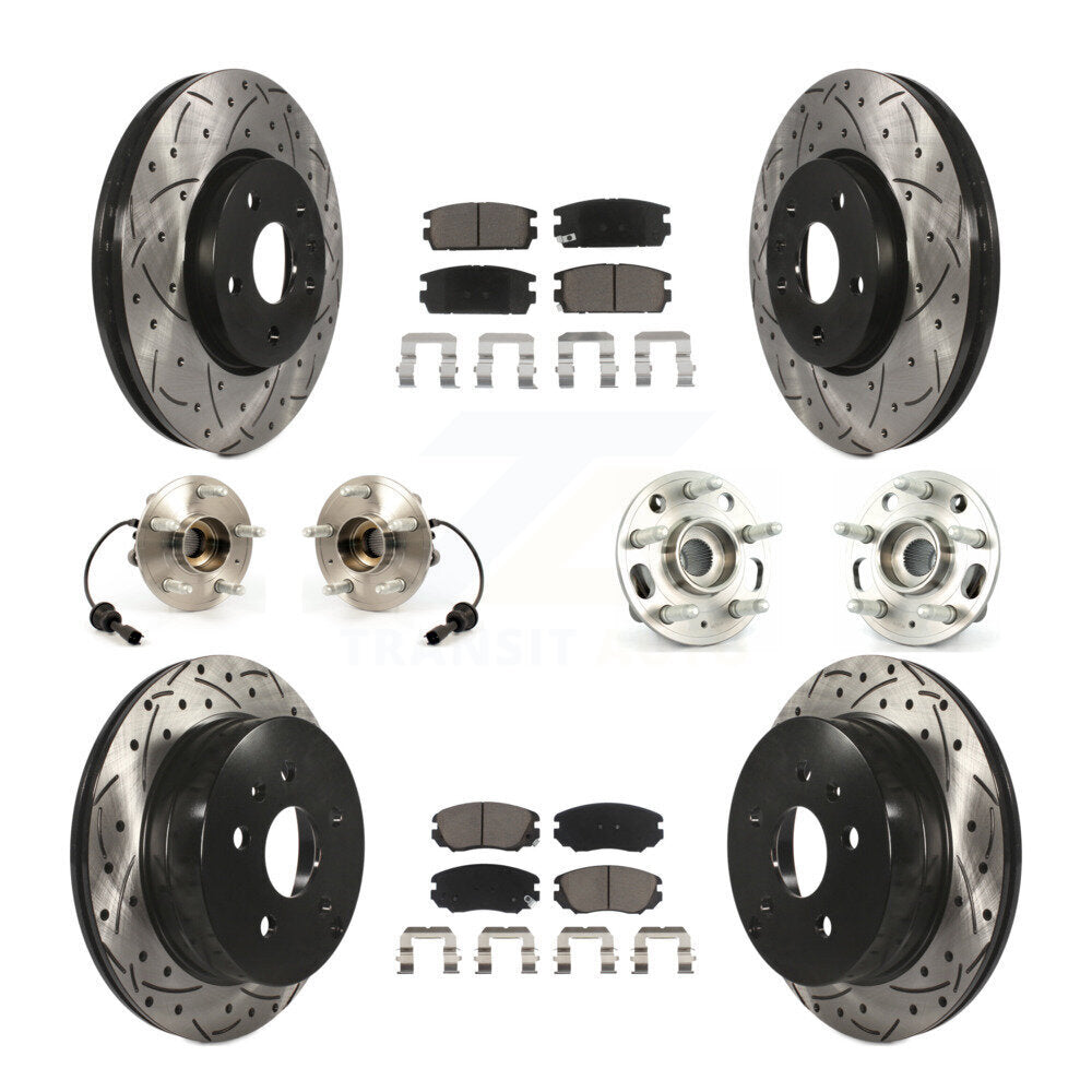 Transit Auto KBB-120020 Wheel Bearing and Hub Assembly for 2010-2017 GMC Terrain, Chevrolet Equinox - Front and Rear product image