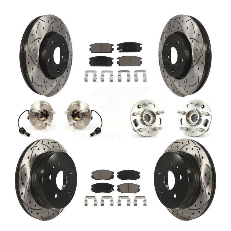 Transit Auto KBB-120020 Wheel Bearing and Hub Assembly for 2010-2017 GMC Terrain, Chevrolet Equinox - Front and Rear product image
