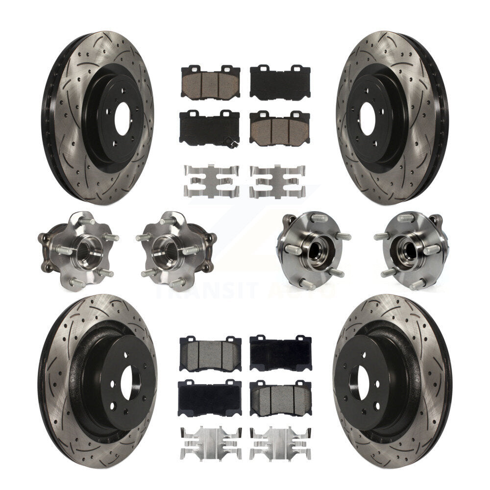 Transit Auto KBB-120024 Wheel Bearing and Hub Assembly for 2009-2013 INFINITI G37 - Front and Rear product image
