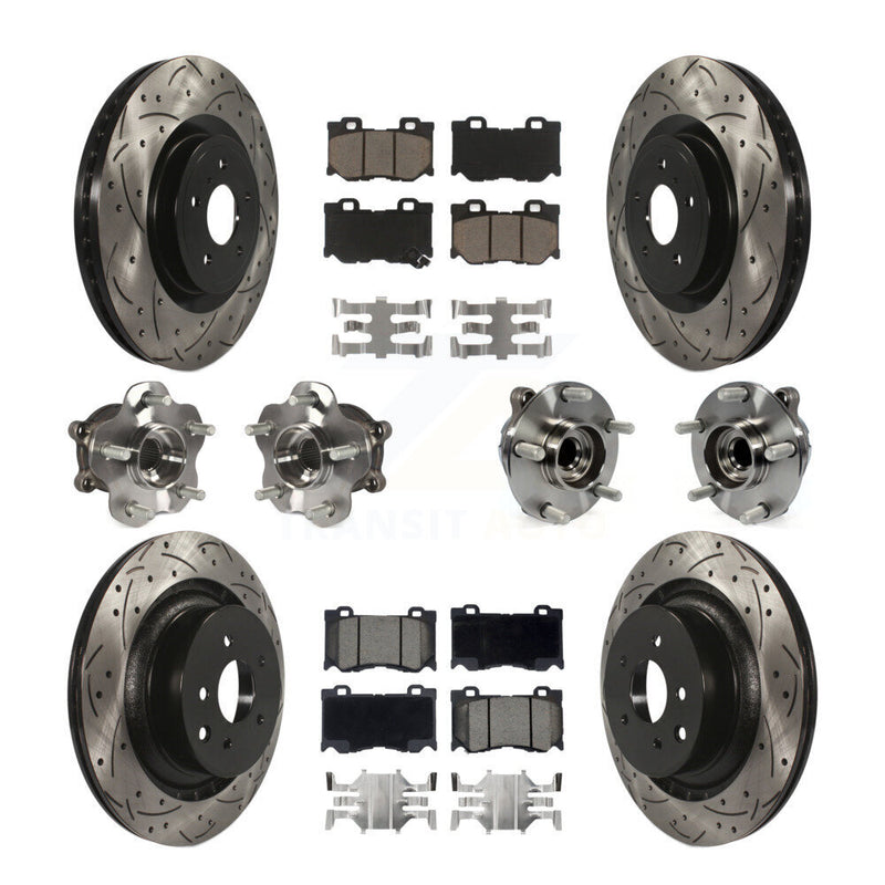 Transit Auto KBB-120024 Wheel Bearing and Hub Assembly for 2009-2013 INFINITI G37 - Front and Rear product image