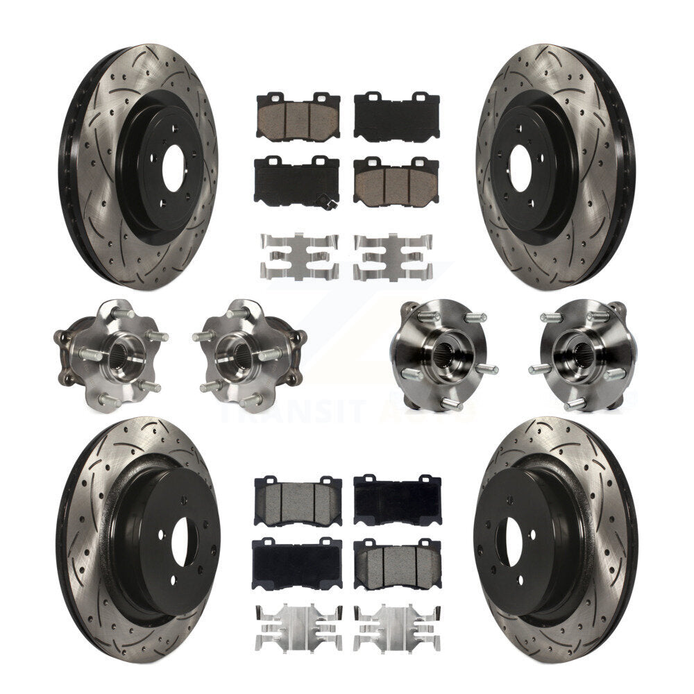 Transit Auto KBB-120030 Wheel Bearing and Hub Assembly for 2009-2013 INFINITI FX50 - Front and Rear product image