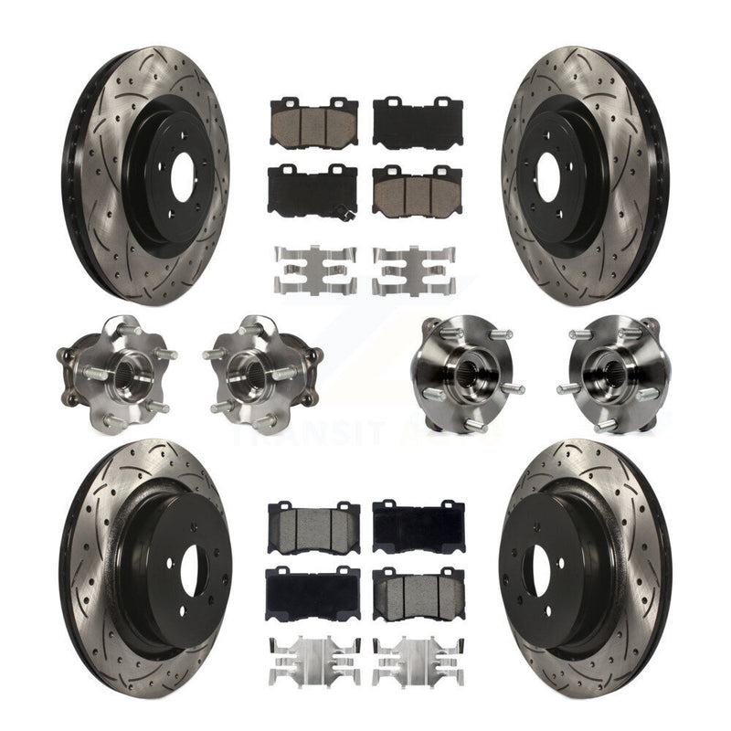 Transit Auto KBB-120030 Wheel Bearing and Hub Assembly for 2009-2013 INFINITI FX50 - Front and Rear product image