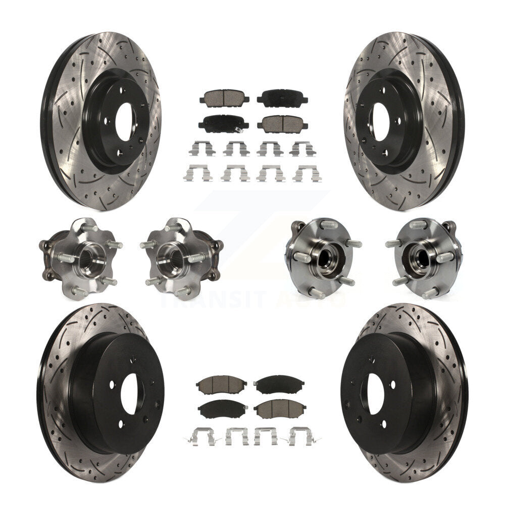 Transit Auto KBB-120033 Wheel Bearing and Hub Assembly for 2015-2017 INFINITI QX70 - Front and Rear product image