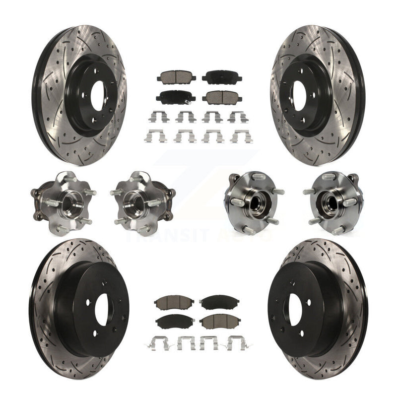 Transit Auto KBB-120033 Wheel Bearing and Hub Assembly for 2015-2017 INFINITI QX70 - Front and Rear product image