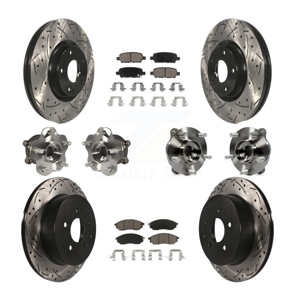 Transit Auto KBB-120034 Wheel Bearing and Hub Assembly for 2015-2017 INFINITI QX70 - Front and Rear product image