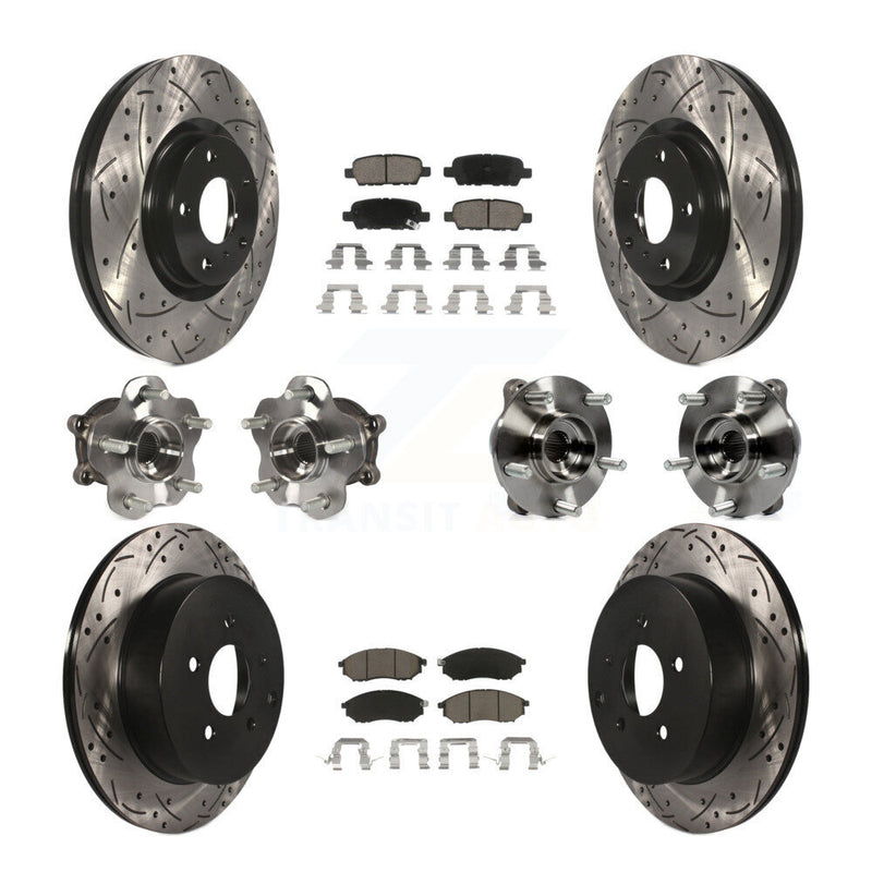 Transit Auto KBB-120034 Wheel Bearing and Hub Assembly for 2015-2017 INFINITI QX70 - Front and Rear product image