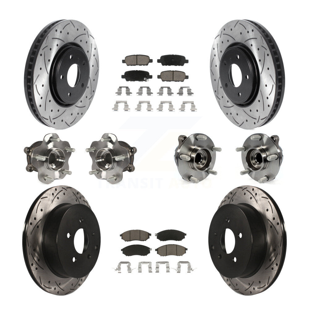 Transit Auto KBB-120037 Wheel Bearing and Hub Assembly for 2009-2013 INFINITI FX37, INFINITI FX35 - Front and Rear product image